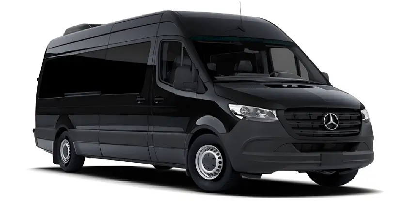 black mercedes sprinter