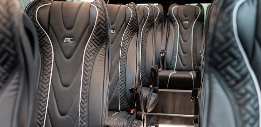 sprinter service 14 passengers interior
