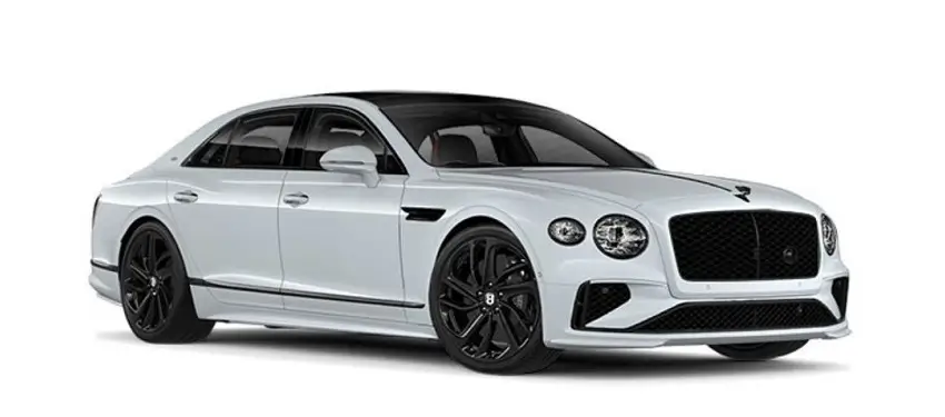 white bentley flying spur